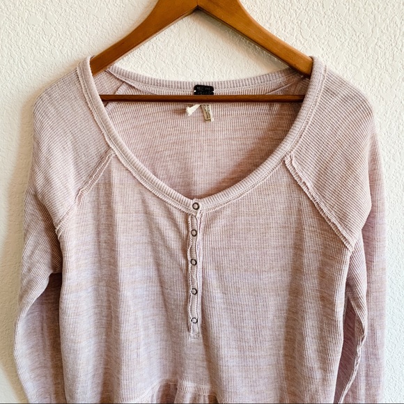 Free People Thermal Henley - Picture 4 of 8